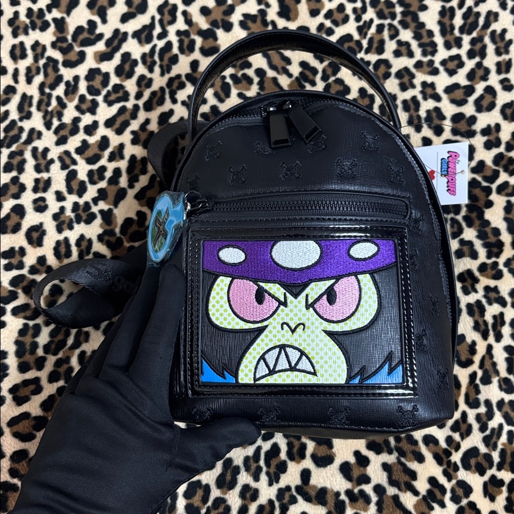 Fred Segal x POWERPUFF GIRLS ๐ Mojo Jojo Mini Backpack Bag Travel Cartoon Y2K - Picture 3 of 17